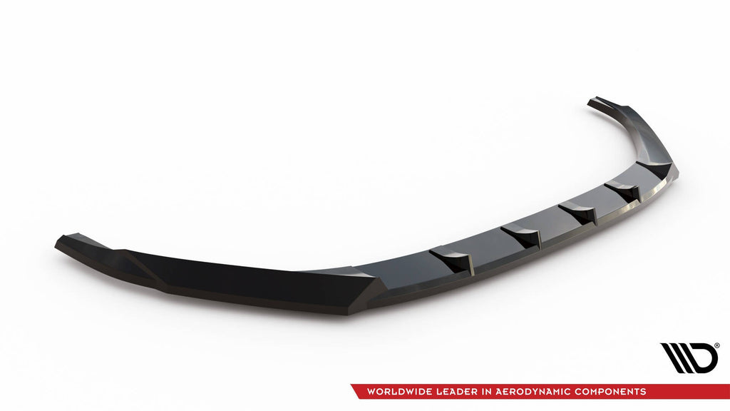 Prelungire splitter bara fata Skoda Enyaq Coupe iV 2022- v4 - Maxton Design