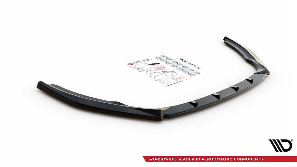 Prelungire splitter bara fata Skoda Fabia Mk3 Facelift 2019-2021 v8 - Maxton Design