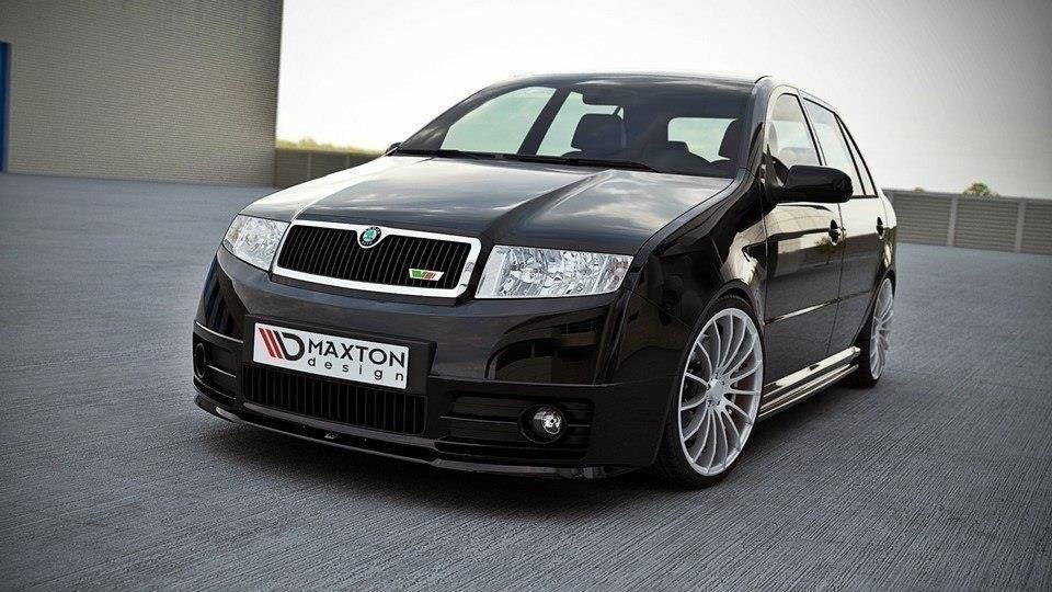 Prelungire splitter bara fata Skoda Fabia Mk1 RS 2003-2007 v5 - Maxton Design