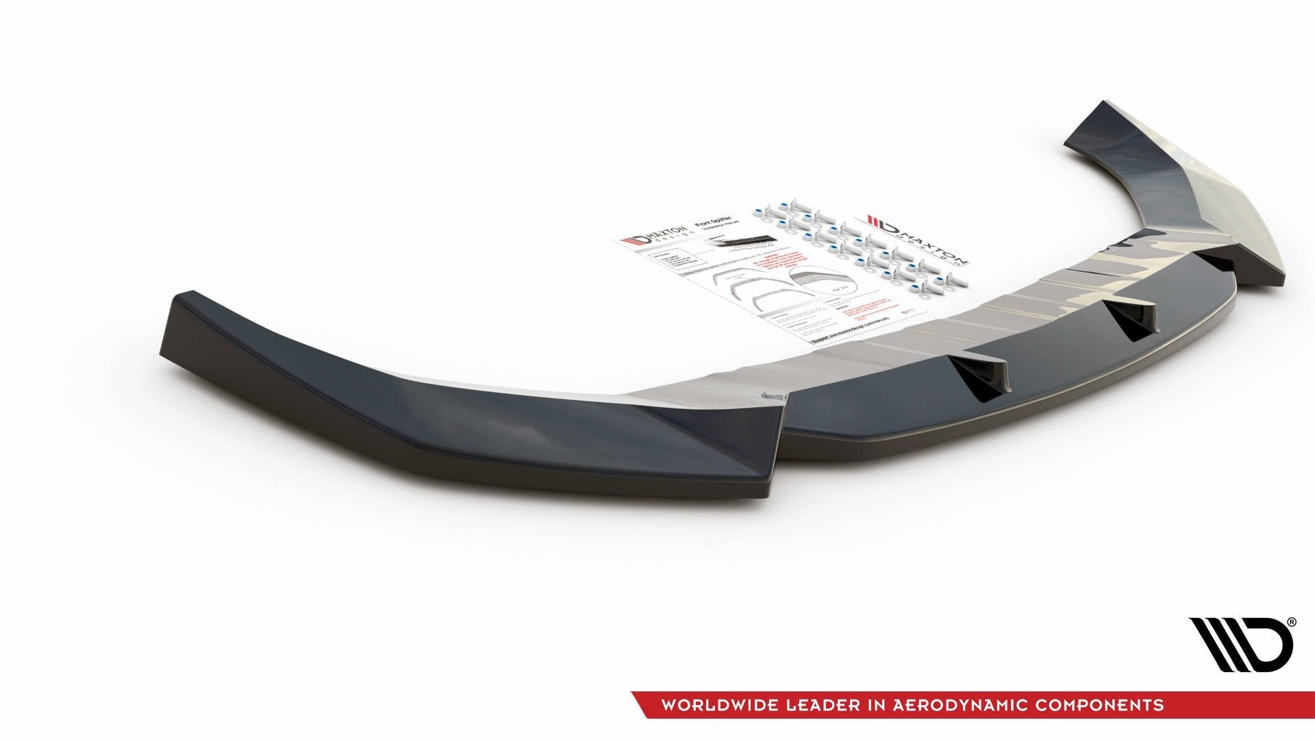 Prelungire splitter bara fata Skoda Karoq Sportline 2017- v1 - Maxton Design