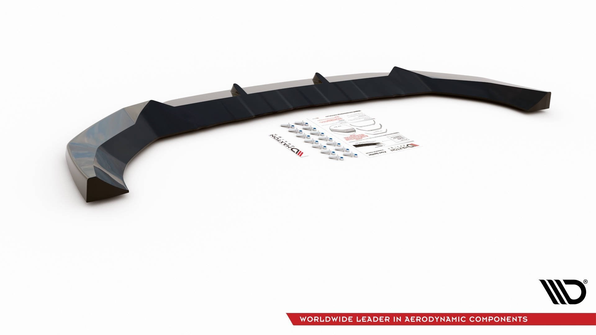 Prelungire splitter bara fata Skoda Karoq Sportline 2017- v1 - Maxton Design