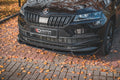 Prelungire splitter bara fata Skoda Karoq Sportline 2017- v1 - Maxton Design