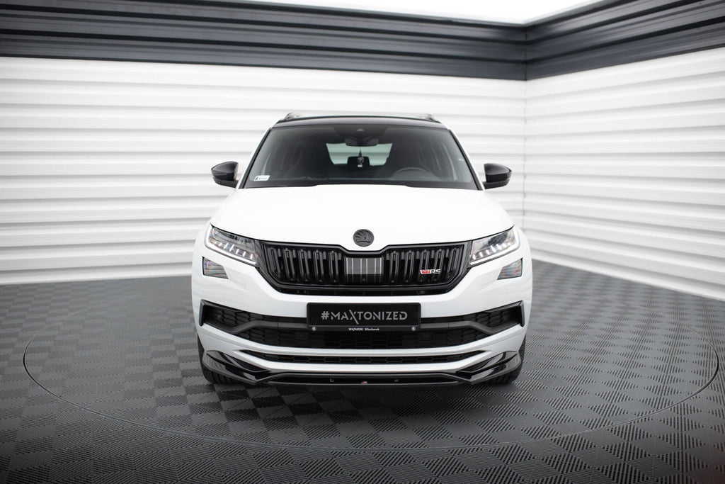 Prelungire splitter bara fata Skoda Kodiaq RS Mk1 Sportline 2016-2021 v1 - Maxton Design