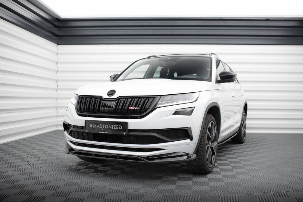 Prelungire splitter bara fata Skoda Kodiaq RS Mk1 Sportline 2016-2021 v1 - Maxton Design