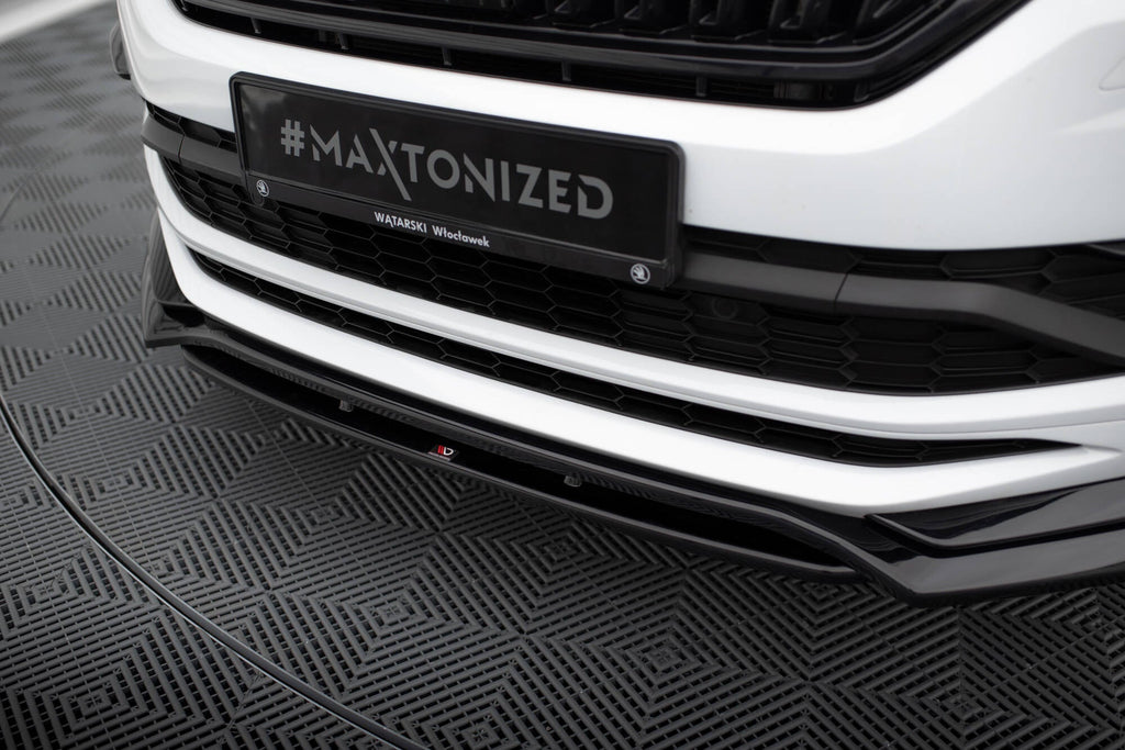 Prelungire splitter bara fata Skoda Kodiaq RS Mk1 Sportline 2016-2021 v1 - Maxton Design