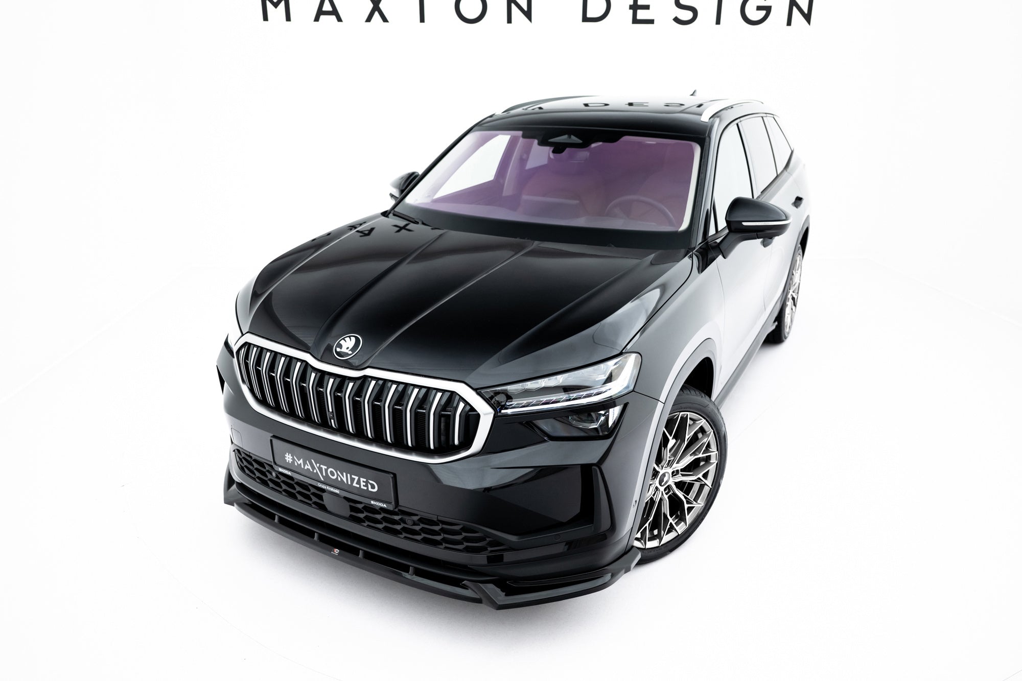 Prelungire splitter bara fata Skoda Kodiaq Mk2 2024- v1 - Maxton Design