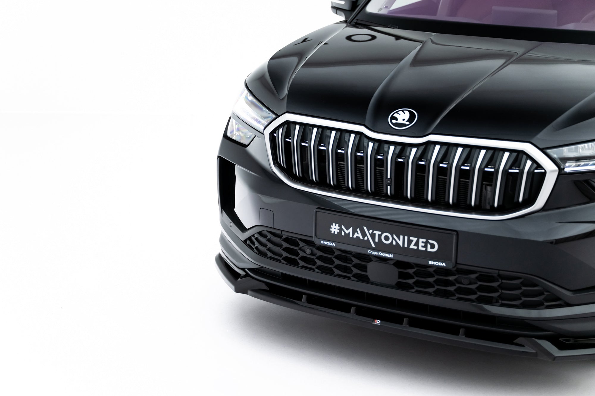 Prelungire splitter bara fata Skoda Kodiaq Mk2 2024- v1 - Maxton Design