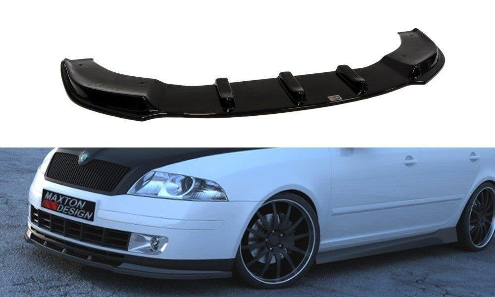 Prelungire splitter bara fata Skoda Octavia Mk2 2004-2008 v2 - Maxton Design