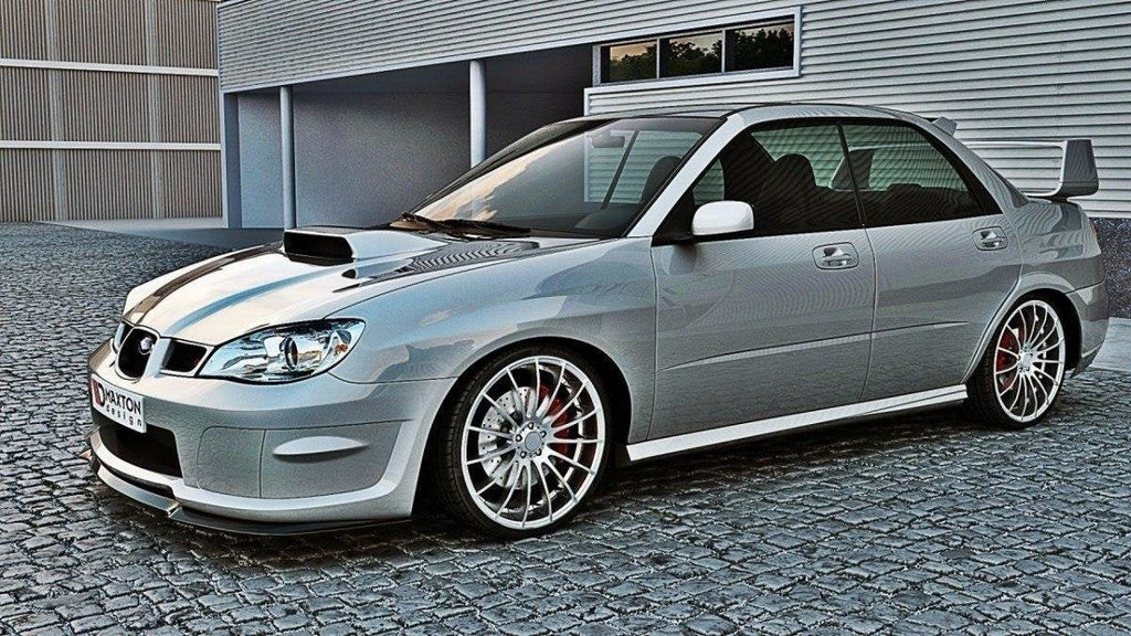 Prelungire splitter bara fata SubaruIimpreza WRX STI Hawkeye 2006-2007 v4 - Maxton Design