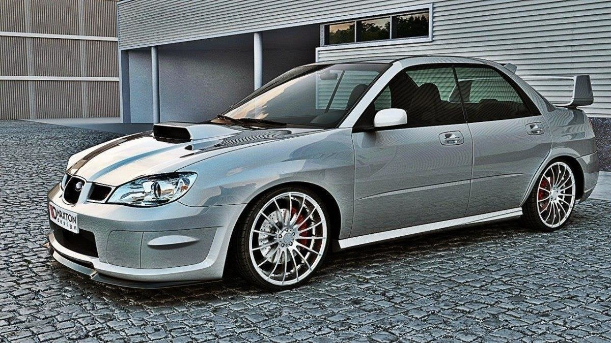 Prelungire splitter bara fata SubaruIimpreza WRX STI Hawkeye 2006-2007 v4 - Maxton Design