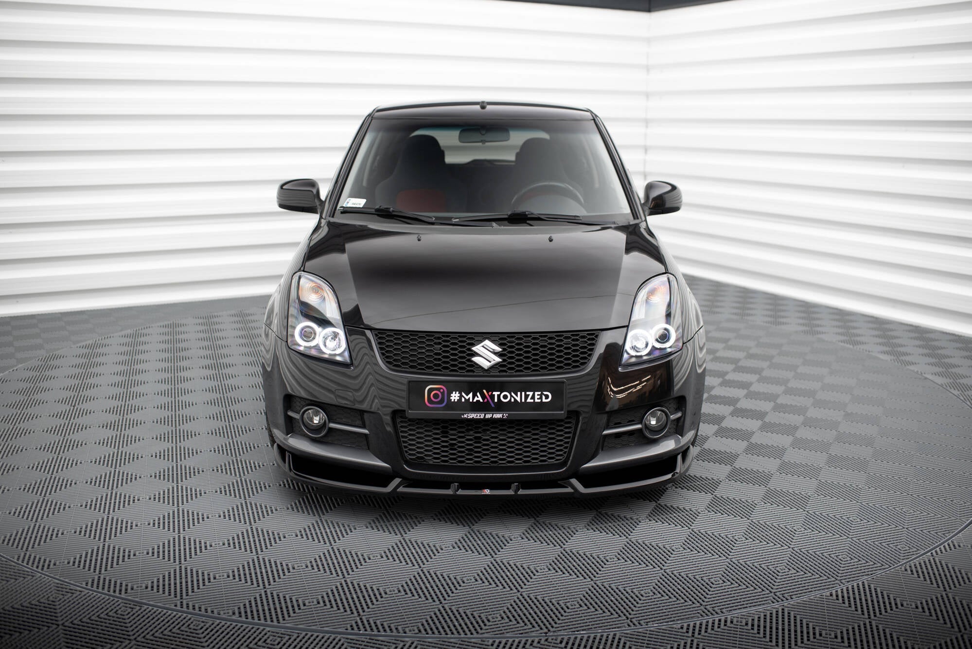Prelungire splitter bara fata Suzuki Swift Mk4 Sport 2005-2010 v1 - Maxton Design