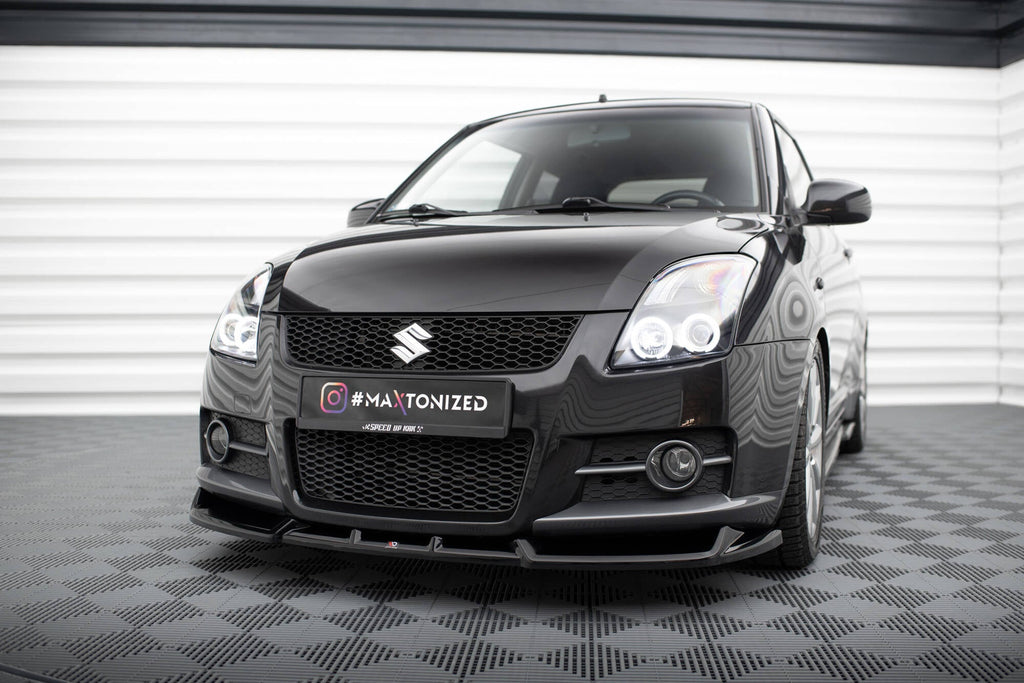 Prelungire splitter bara fata Suzuki Swift Mk4 Sport 2005-2010 v1 - Maxton Design