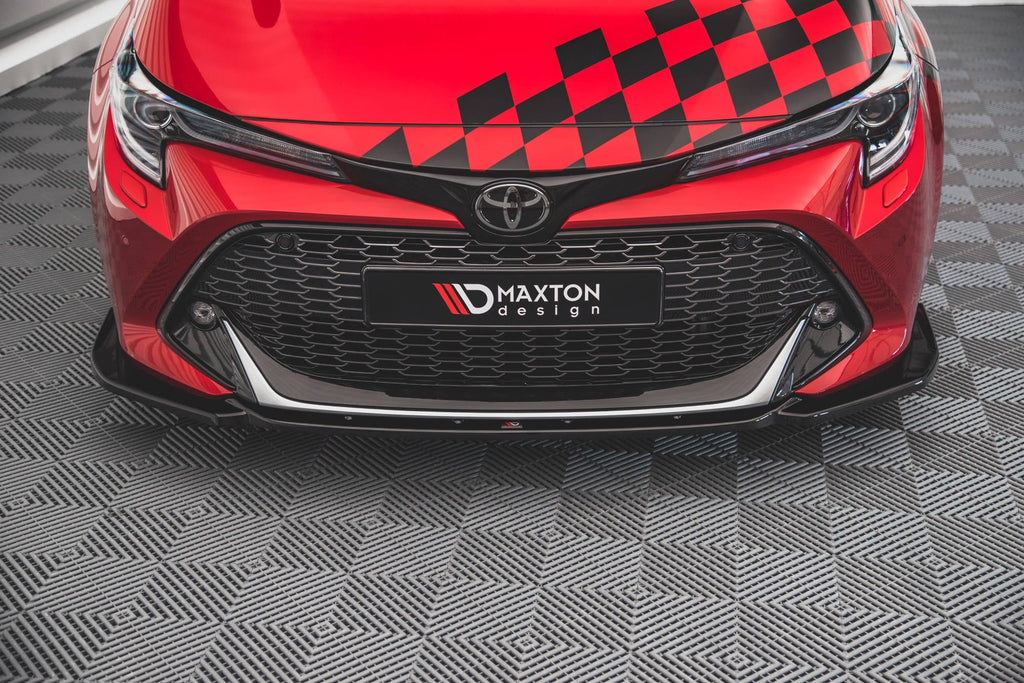 Prelungire splitter bara fata Toyota Corolla GR Sport Hatchback XII 2019- v4 - Maxton Design