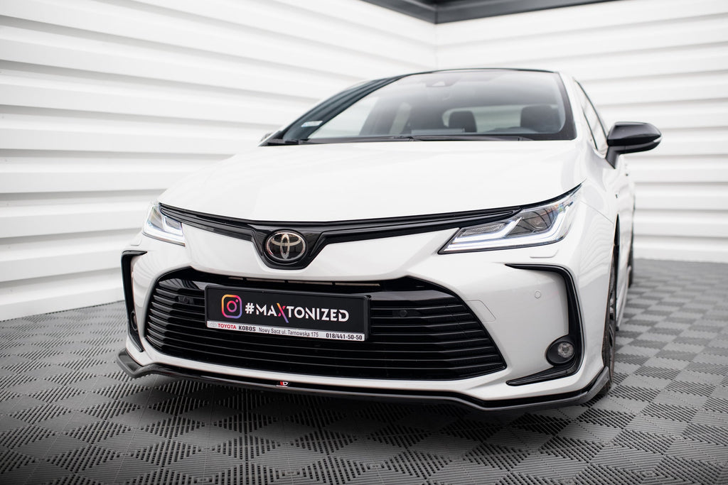 Prelungire splitter bara fata Toyota Corolla XII Sedan 2019- v1 - Maxton Design