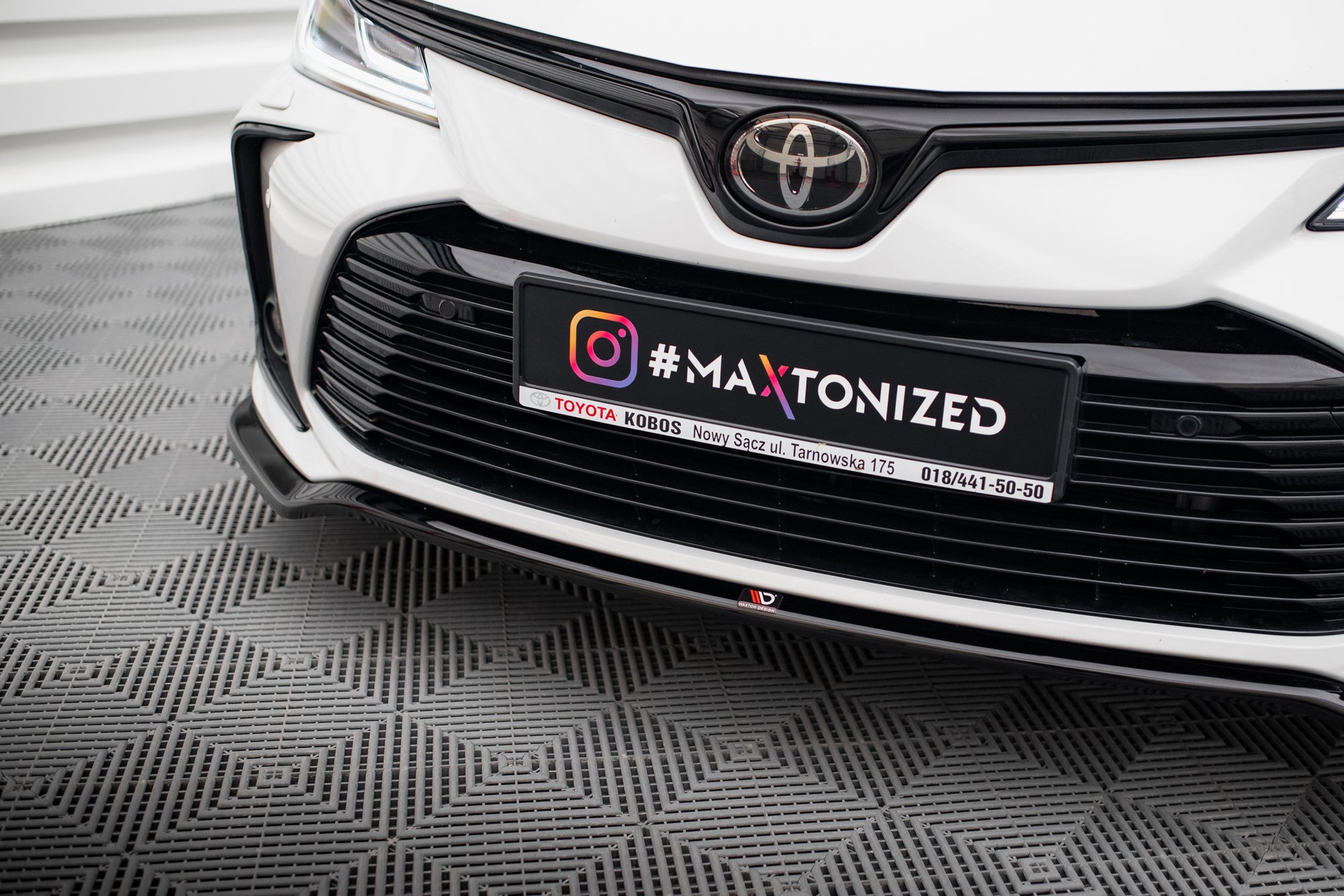 Prelungire splitter bara fata Toyota Corolla XII Sedan 2019- v1 - Maxton Design