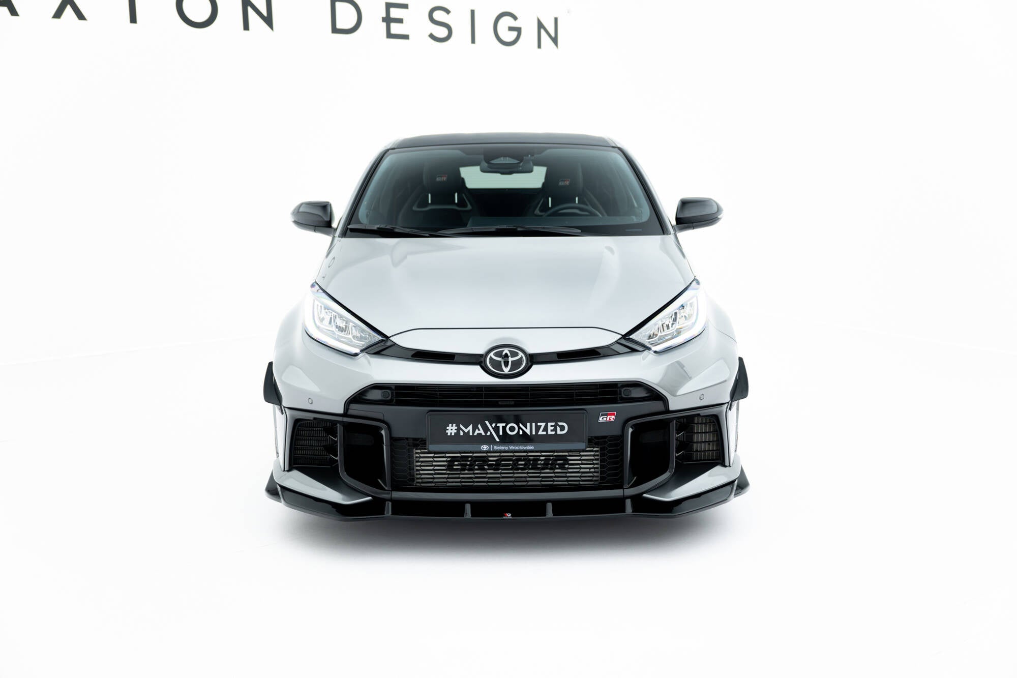 Prelungire splitter bara fata Toyota GR Yaris Mk4 Facelift 2024- v8 - Maxton Design