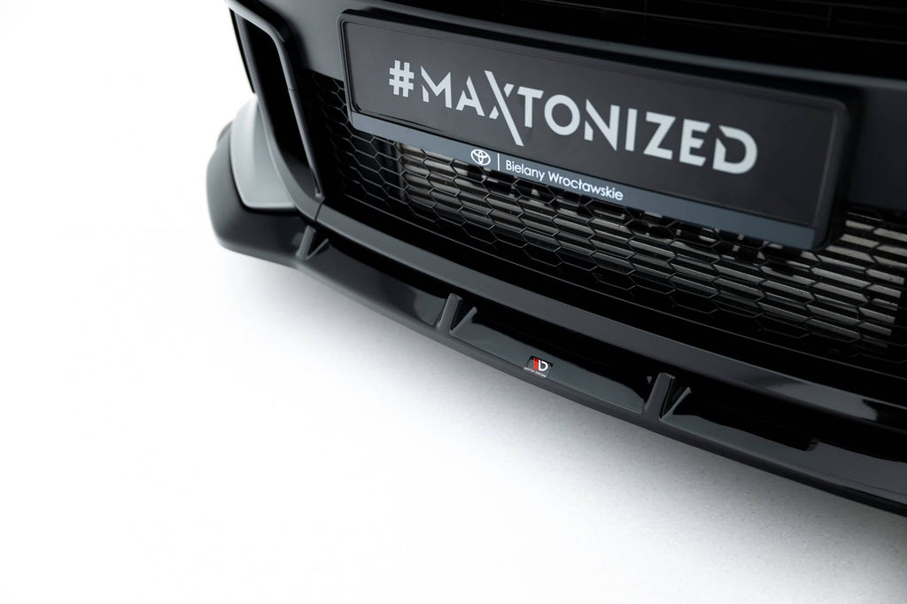 Prelungire splitter bara fata Toyota GR Yaris Mk4 Facelift 2024- v8 - Maxton Design