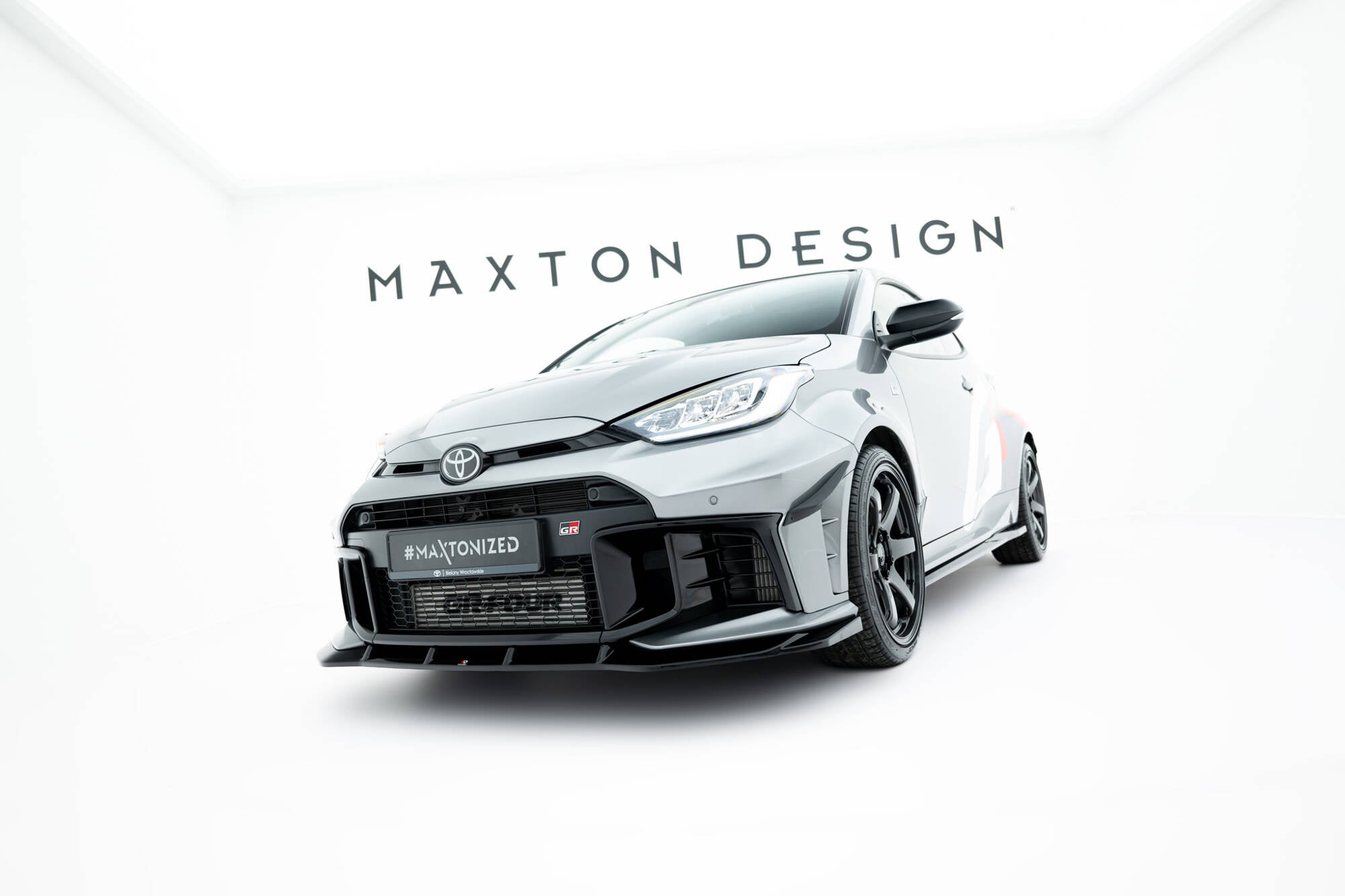 Prelungire splitter bara fata Toyota GR Yaris Mk4 Facelift 2024- v8 - Maxton Design