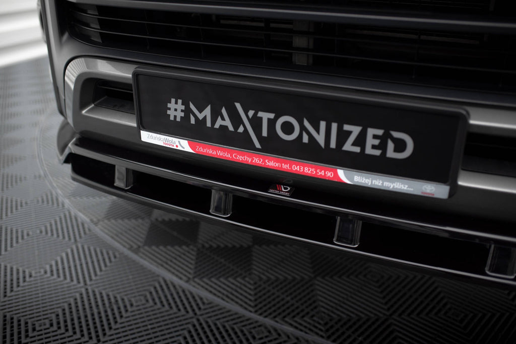 Prelungire splitter bara fata Toyota Hilux Invincible Mk8 Facelift 2020- v1 - Maxton Design
