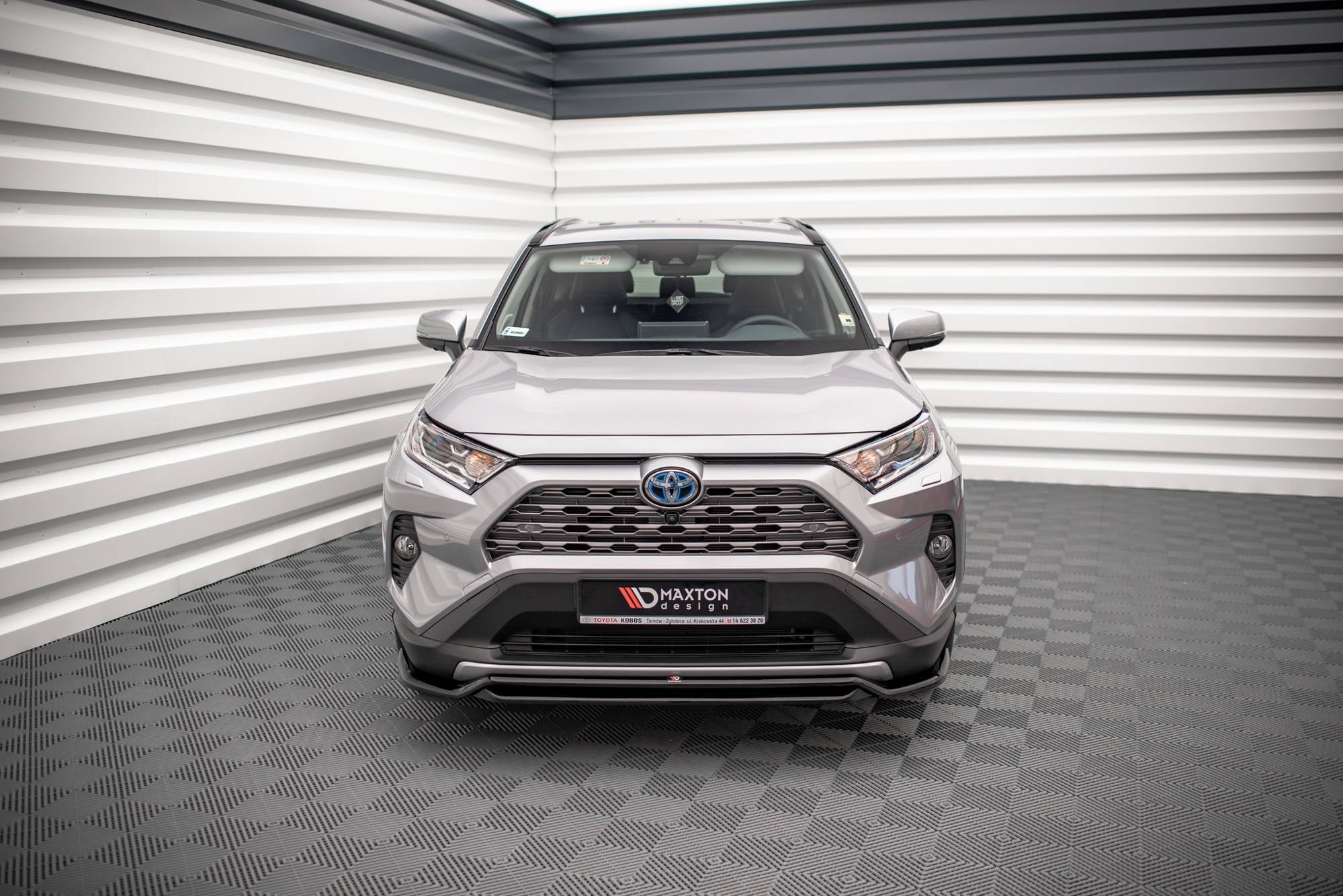 Prelungire splitter bara fata Toyota RAV4 Mk5 2019-v1 - Maxton Design