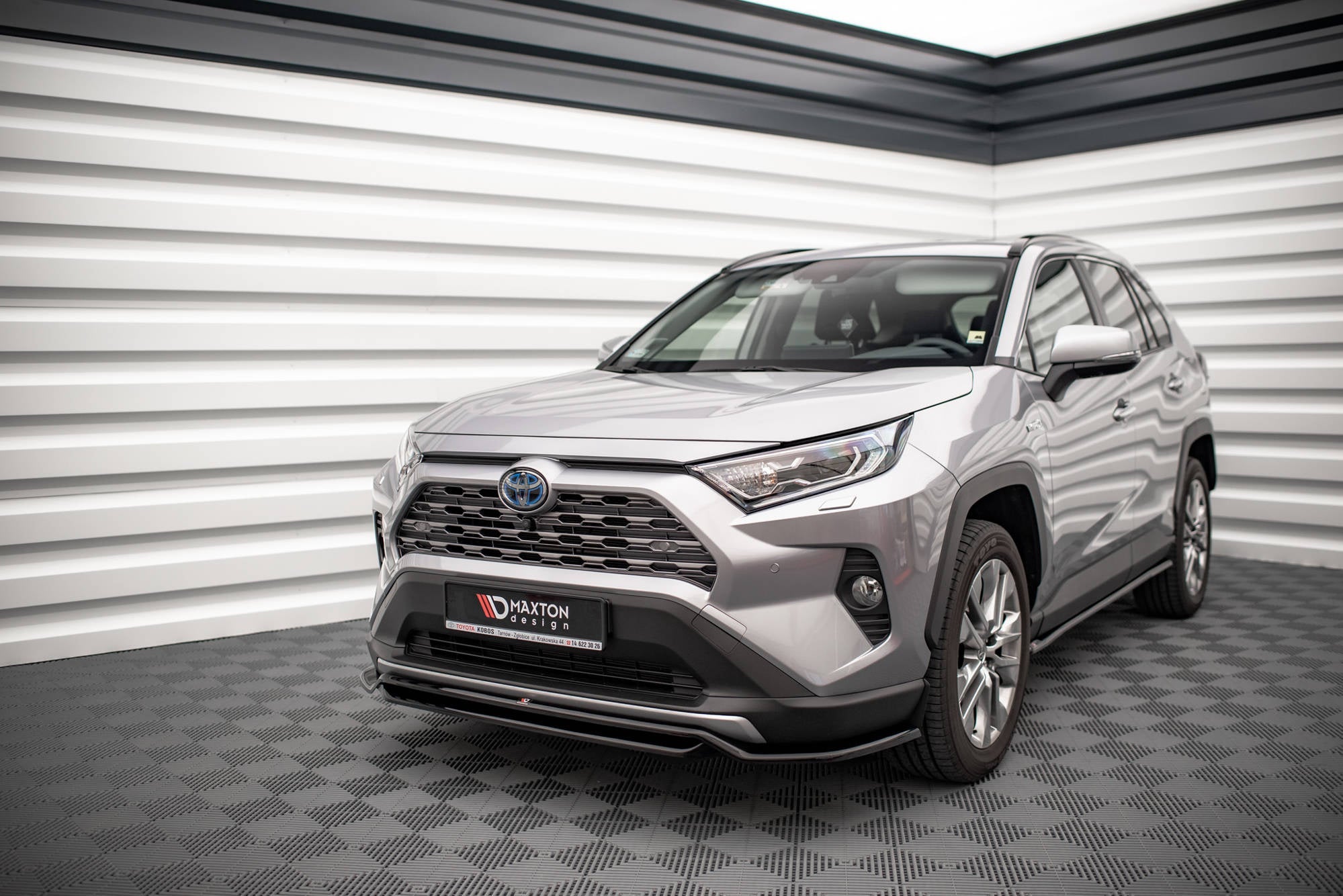 Prelungire splitter bara fata Toyota RAV4 Mk5 2019-v1 - Maxton Design