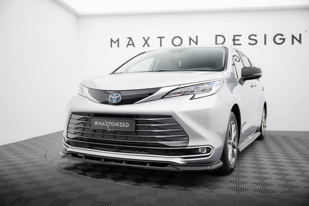 Prelungire splitter bara fata Toyota Sienna Mk4 2020- v1 - Maxton Design
