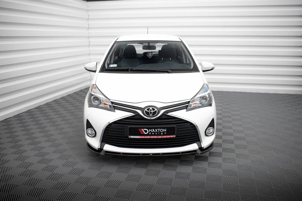 Prelungire splitter bara fata Toyota Yaris Mk3 Facelift 2014-2017 v5 - Maxton Design