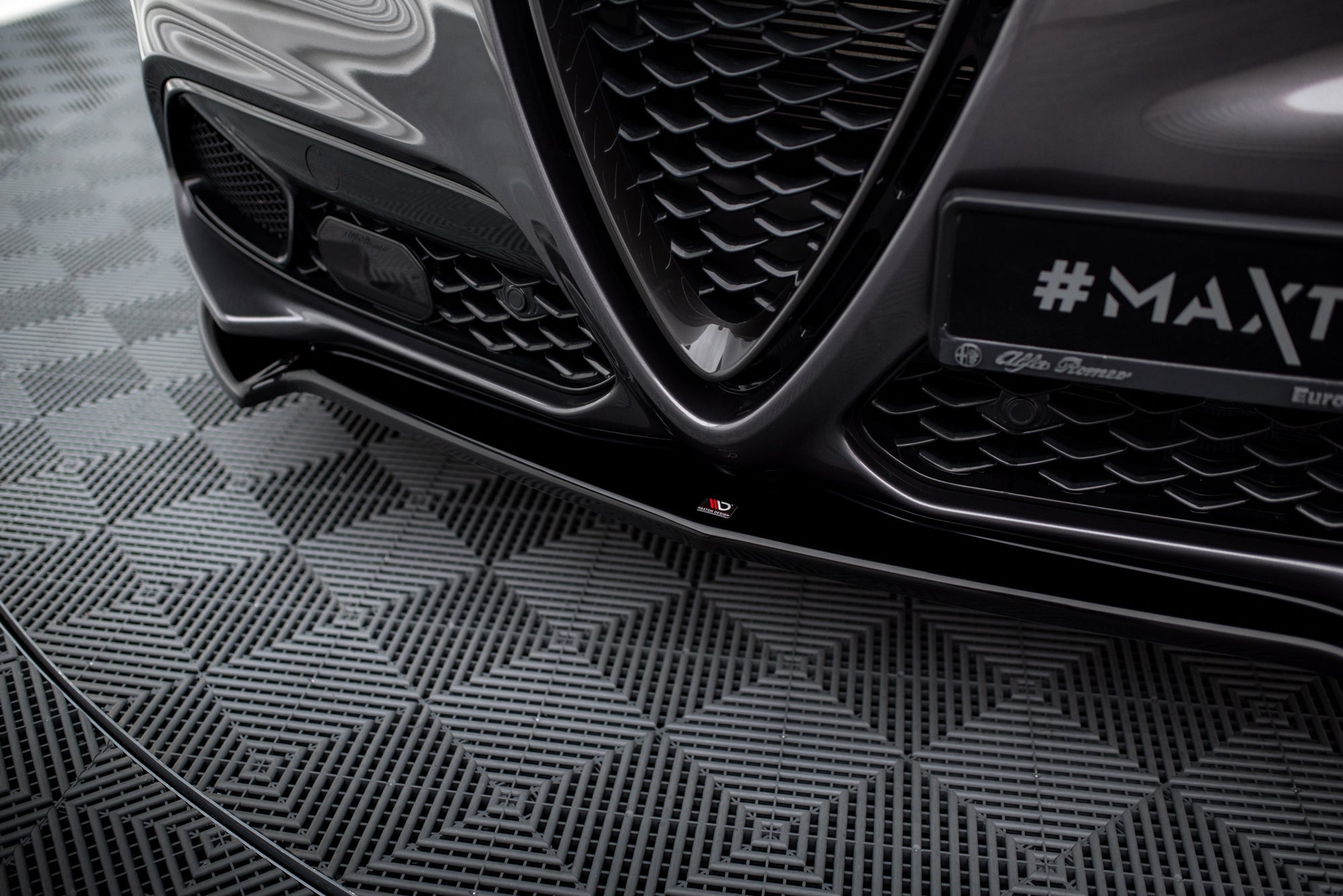 Prelungire splitter bara fata Alfa Romeo Stelvio 2016- v1 - Maxton Design