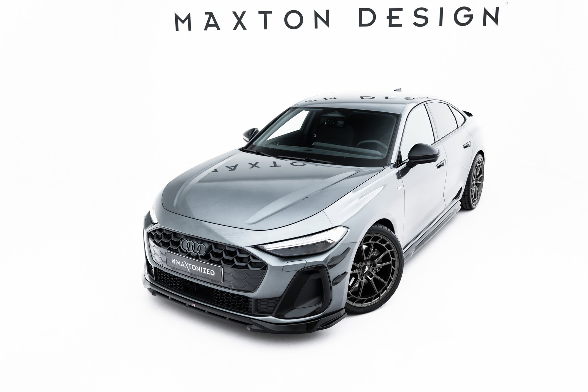 Prelungire splitter bara fata Audi A5 S-Line S5 Sedan Avant B10 2024- v1 - Maxton Design