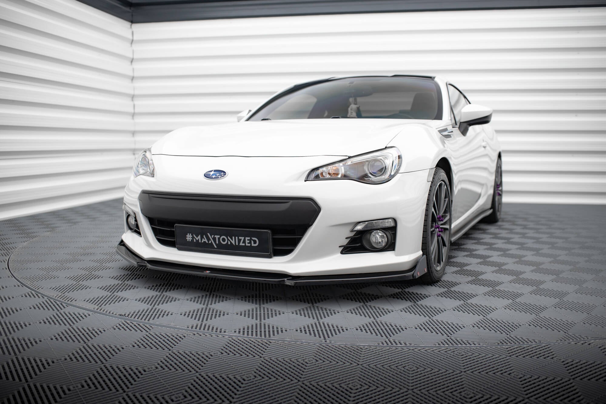 Prelungire splitter bara fata Subaru BRZ 2012-2017 v14 - Maxton Design