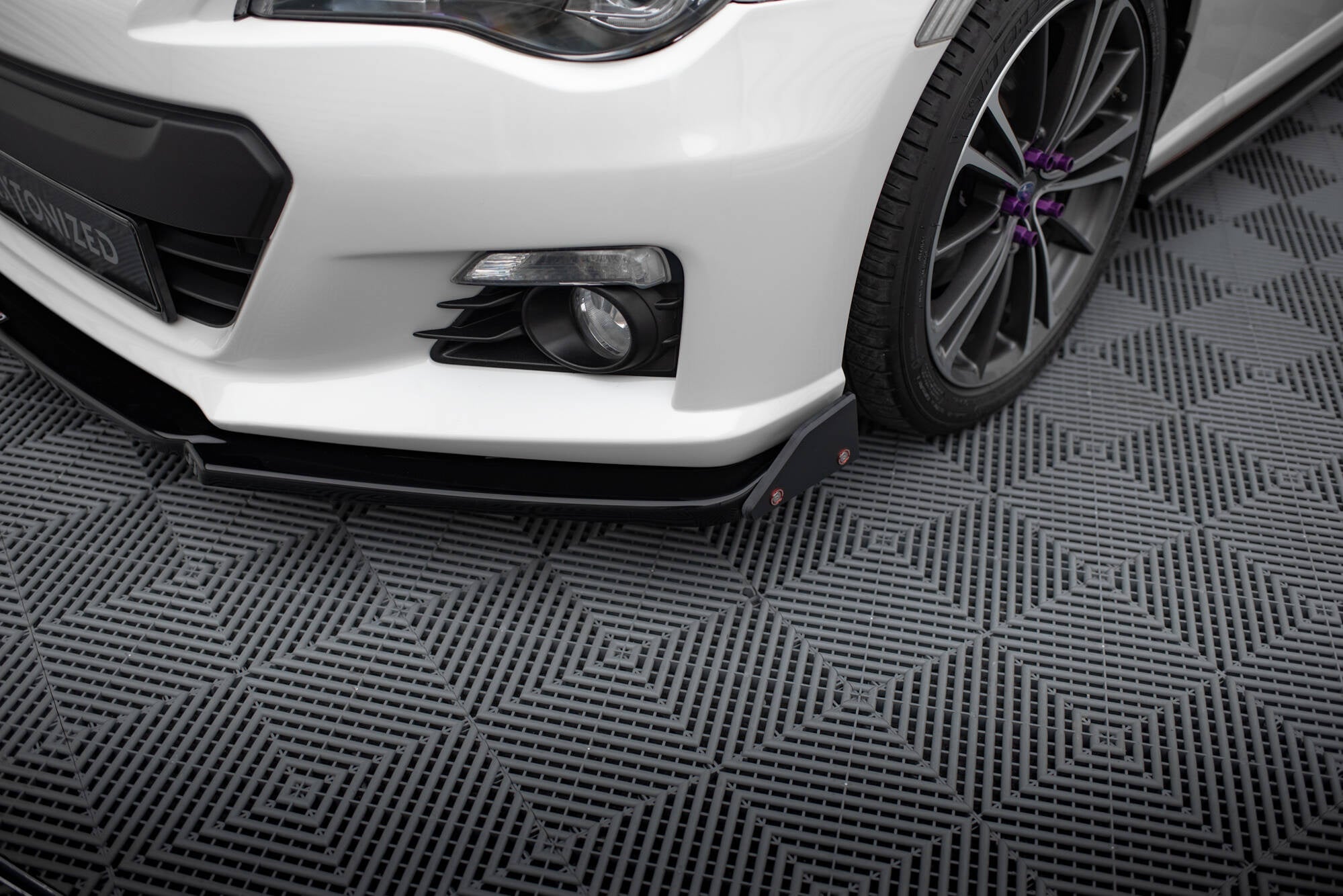 Prelungire splitter bara fata Subaru BRZ 2012-2017 v14 - Maxton Design