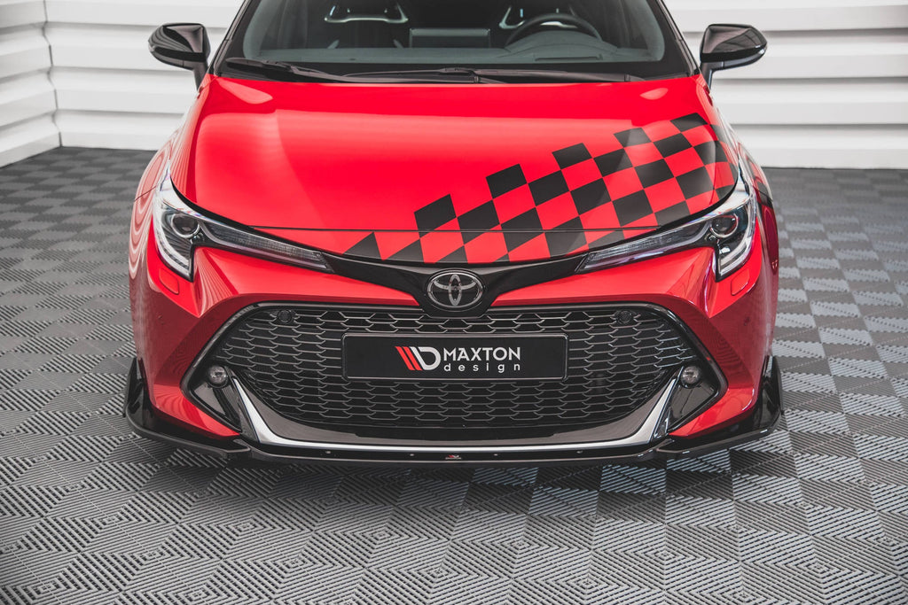 Prelungire splitter bara fata si flapsuri Toyota Corolla GR Sport Hatchback XII 2019- v5 - Maxton Design