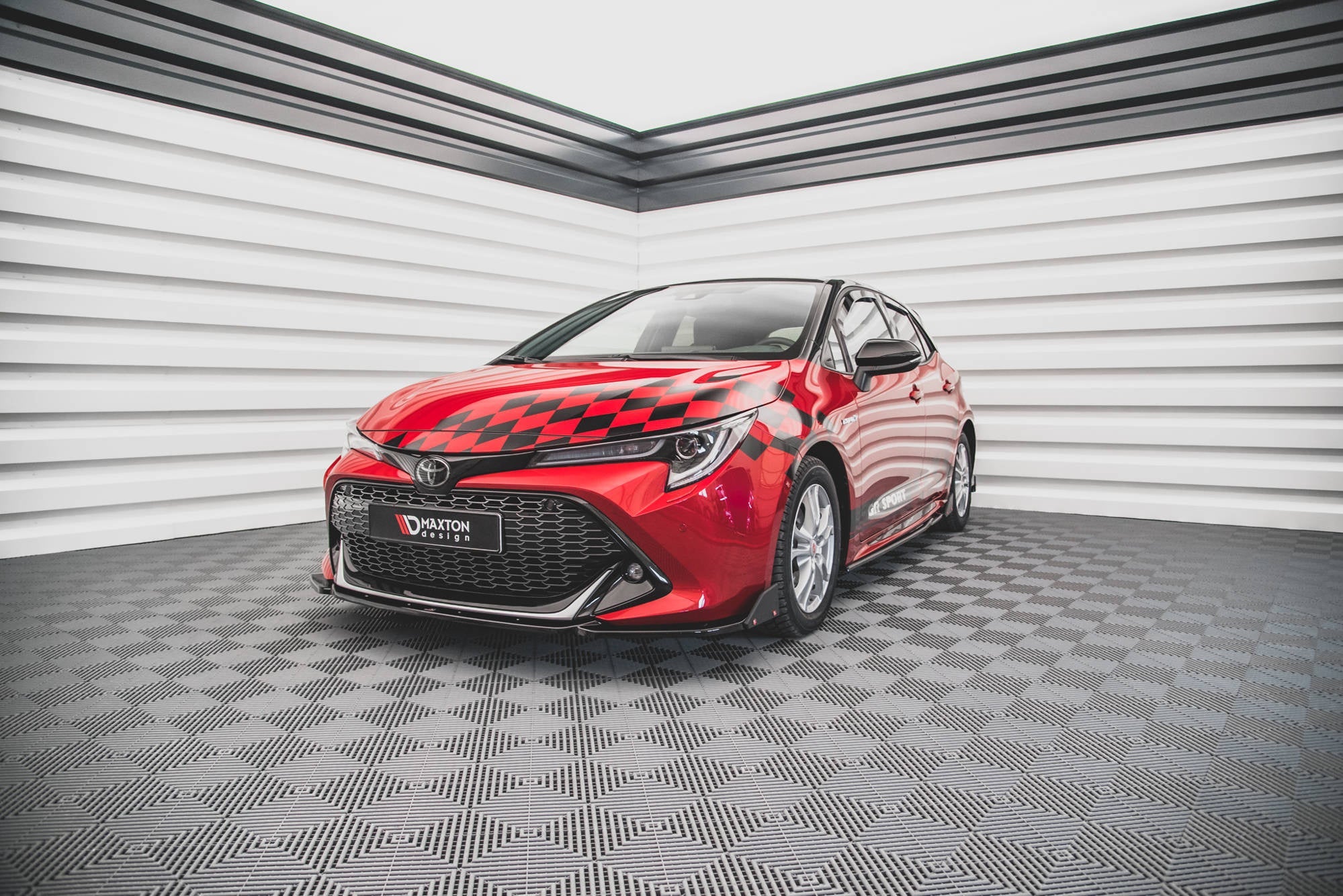 Prelungire splitter bara fata si flapsuri Toyota Corolla GR Sport Hatchback XII 2019- v5 - Maxton Design