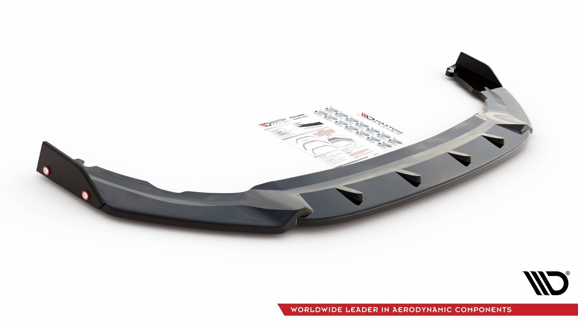 Prelungire splitter bara fata si flapsuri Volkswagen Golf 8 GTI Clubsport 2020- v12 - Maxton Design