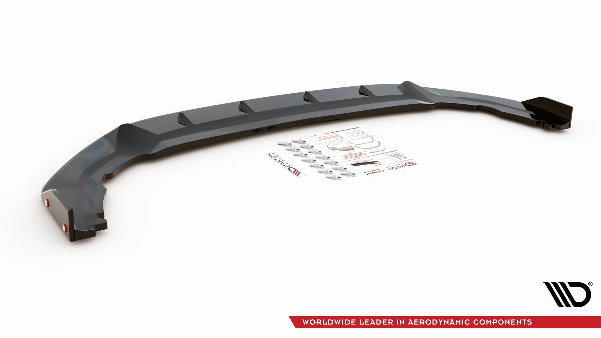 Prelungire splitter bara fata si flapsuri Volkswagen Golf 8 GTI Clubsport 2020- v12 - Maxton Design