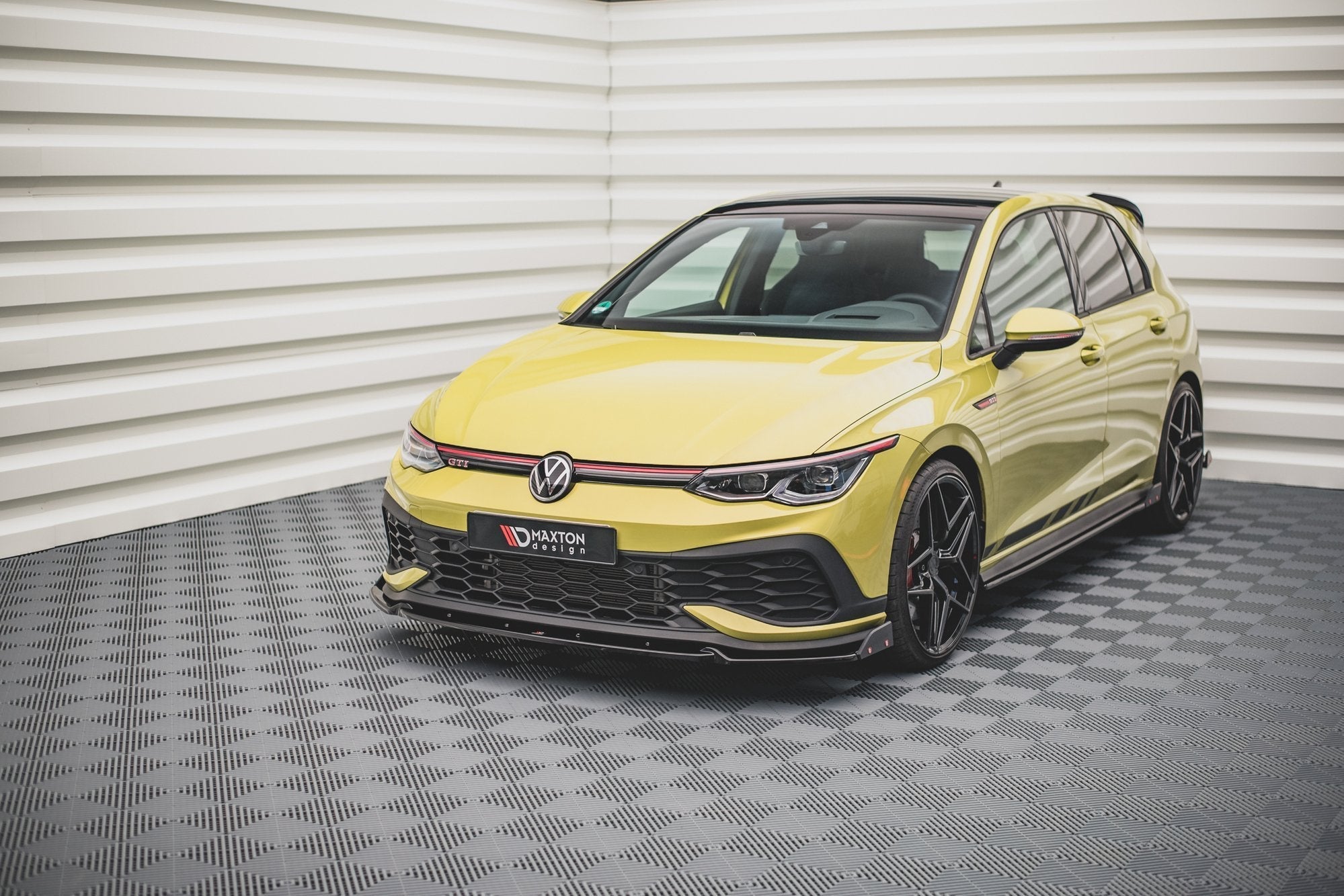 Prelungire splitter bara fata si flapsuri Volkswagen Golf 8 GTI Clubsport 2020- v12 - Maxton Design