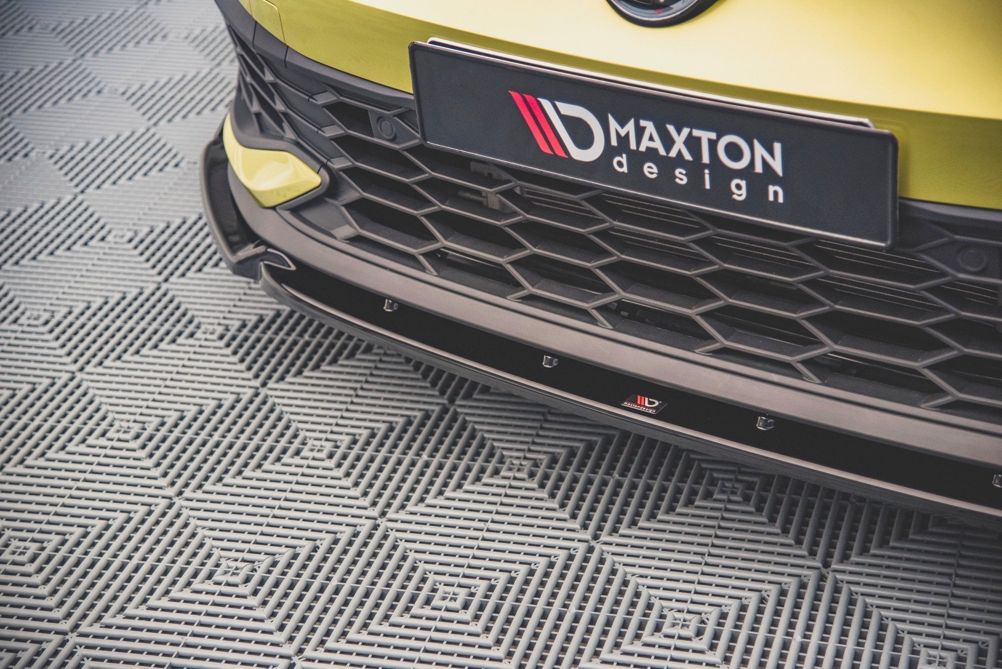 Prelungire splitter bara fata si flapsuri Volkswagen Golf 8 GTI Clubsport 2020- v12 - Maxton Design