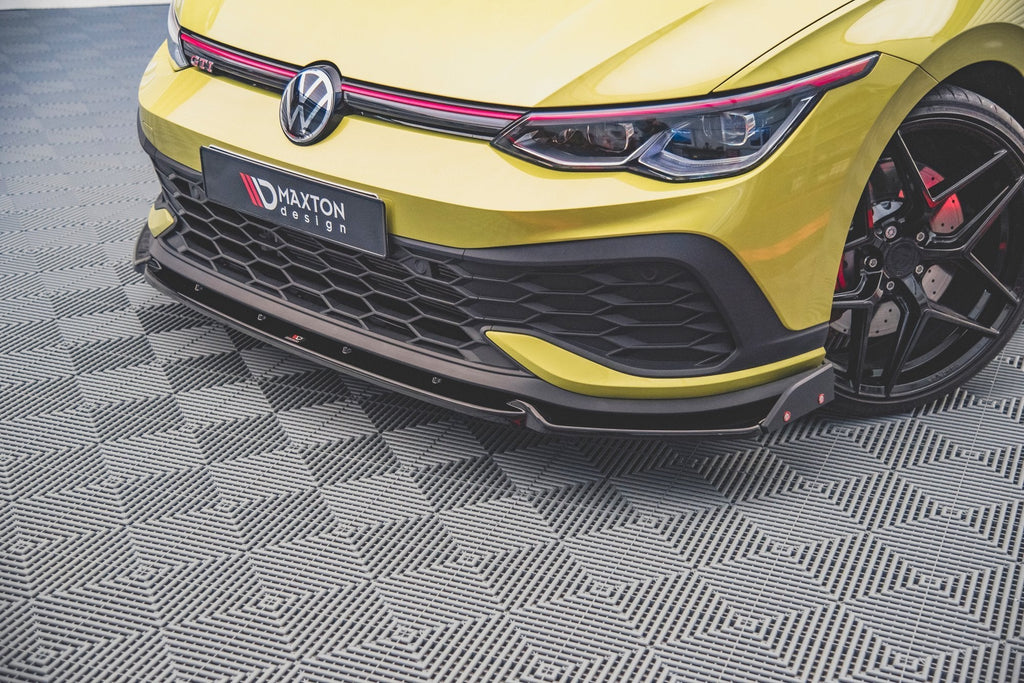 Prelungire splitter bara fata si flapsuri Volkswagen Golf 8 GTI Clubsport 2020- v12 - Maxton Design