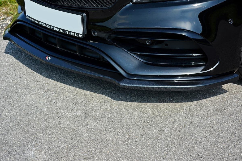 Prelungire splitter bara fata Mercedes A Class W176 AMG Facelift 2015-2018 v1 - Maxton Design