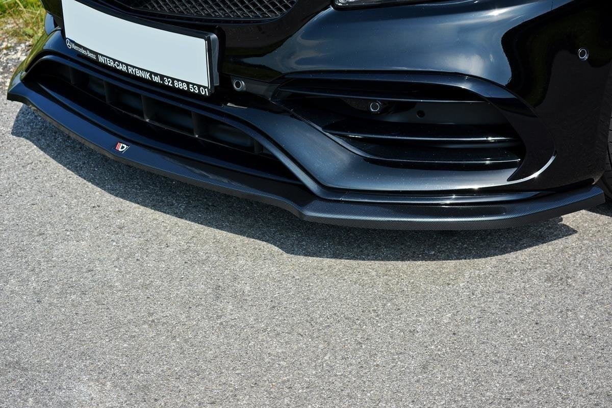 Prelungire splitter bara fata Mercedes A Class W176 AMG Facelift 2015-2018 v1 - Maxton Design