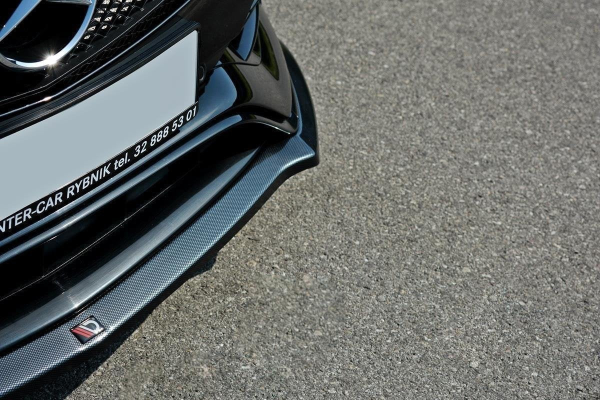 Prelungire splitter bara fata Mercedes A Class W176 AMG Facelift 2015-2018 v1 - Maxton Design