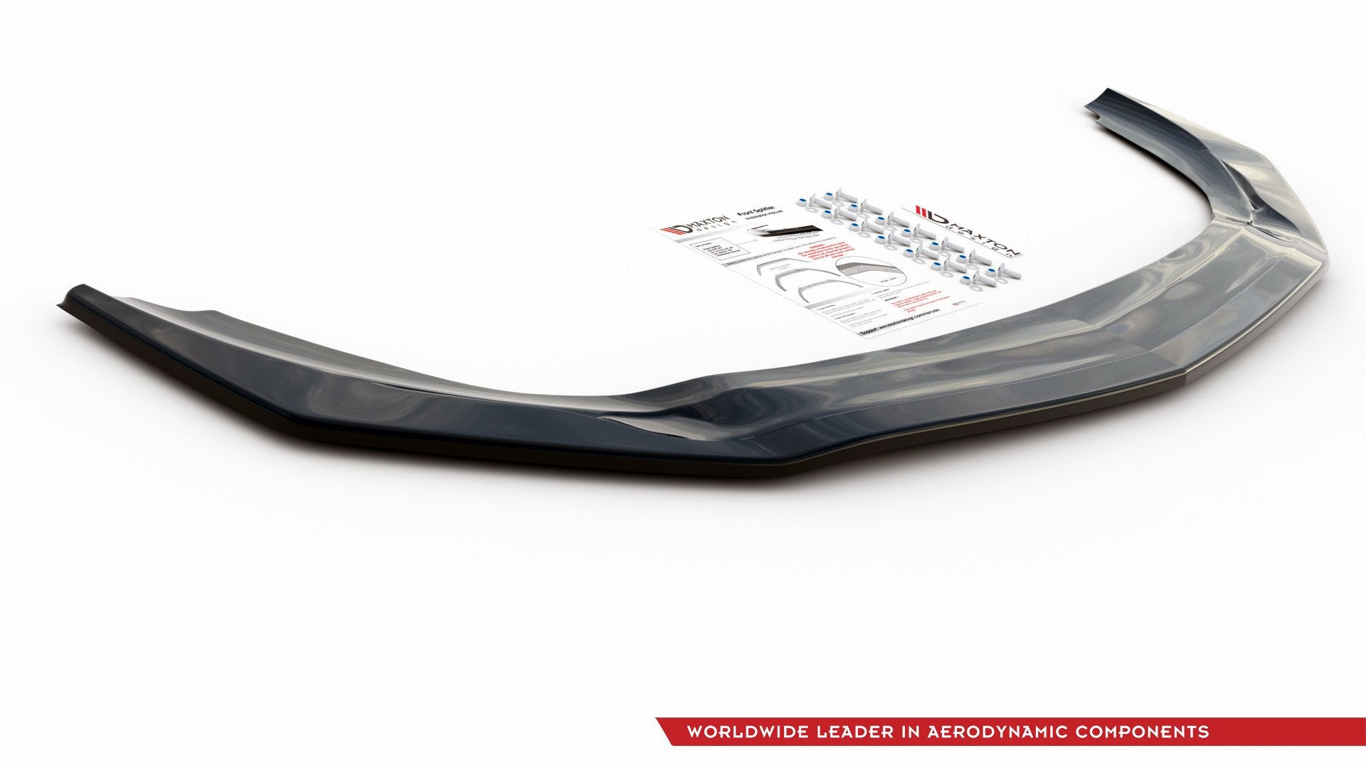 Prelungire splitter bara fata Mercedes A Class W177 A35 AMG 2018- v1 - Maxton Design