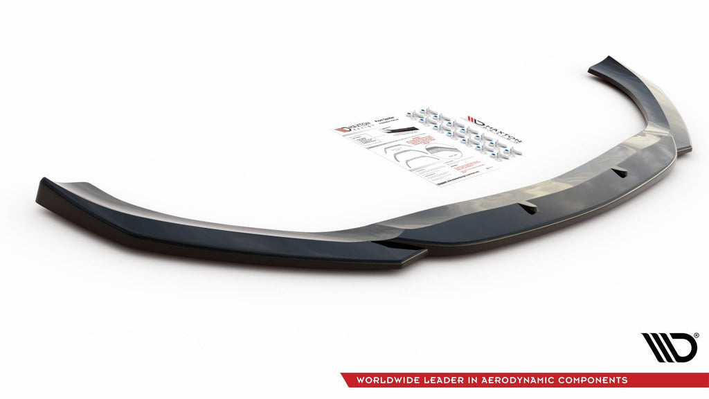 Prelungire splitter bara fata Mercedes CLS C257 AMG-Line 2018- v1 - Maxton Design