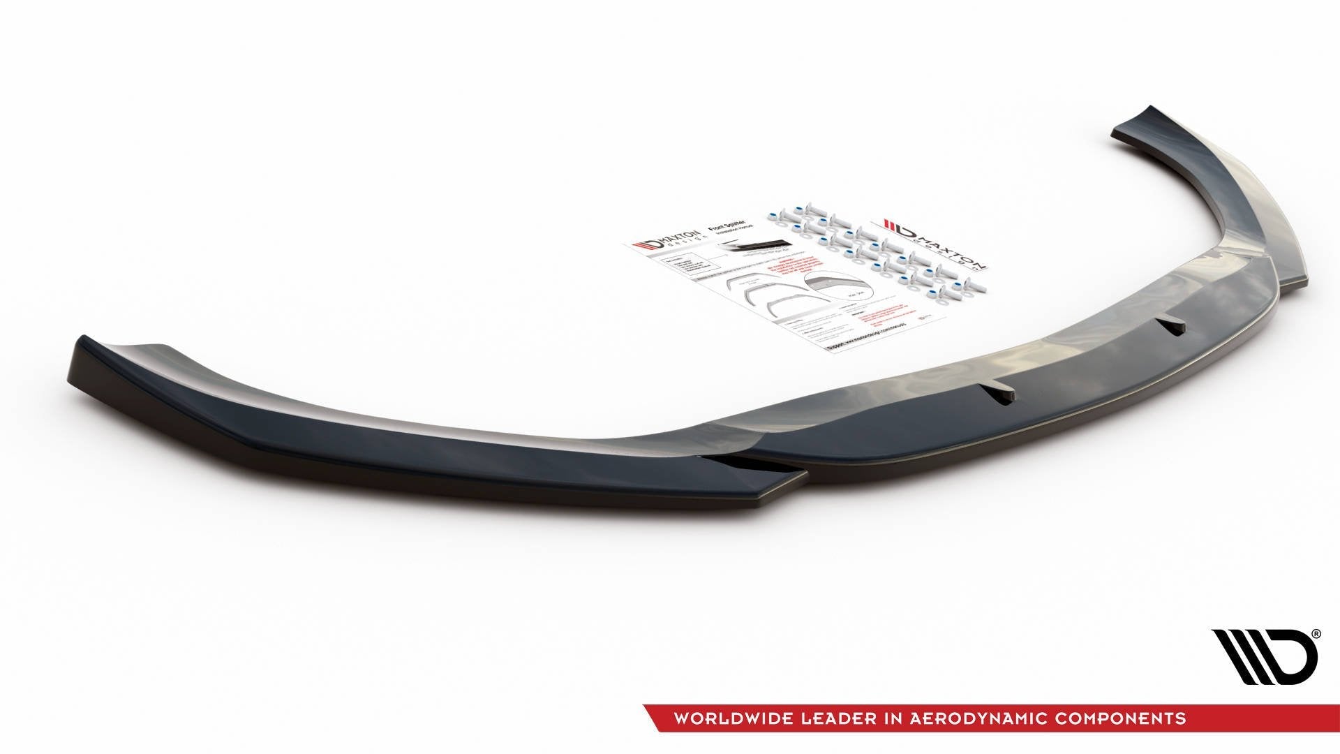 Prelungire splitter bara fata Mercedes CLS C257 AMG-Line 2018- v1 - Maxton Design