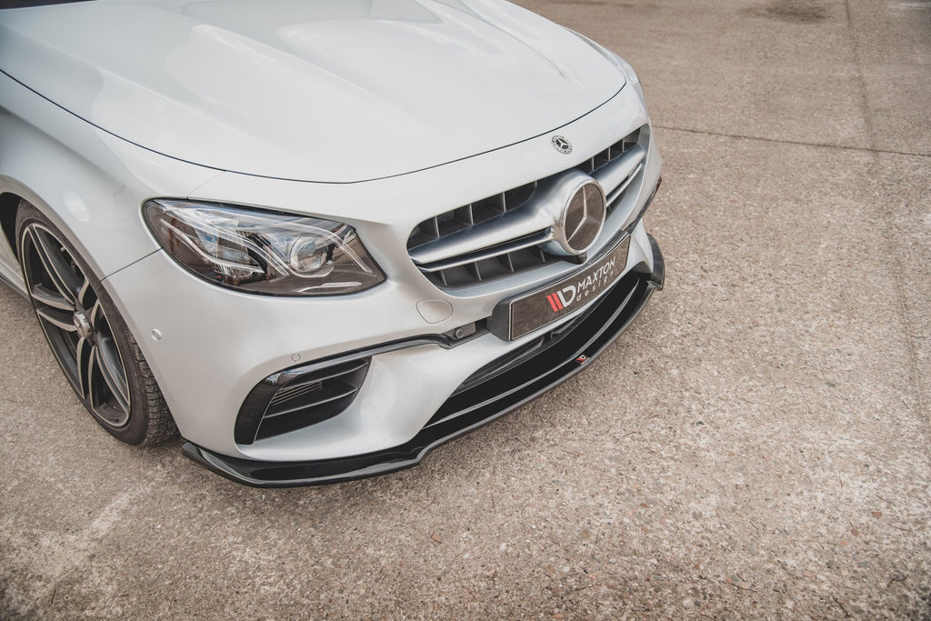 Prelungire splitter bara fata Mercedes E Class W213 S123 E63 Amg Estate Sedan 2017- v4 - Maxton Design