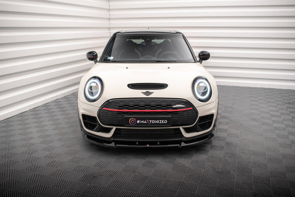Prelungire splitter bara fata Mini Cooper Clubman John Cooper Works F54 Facelift 2019- v4 - Maxton Design