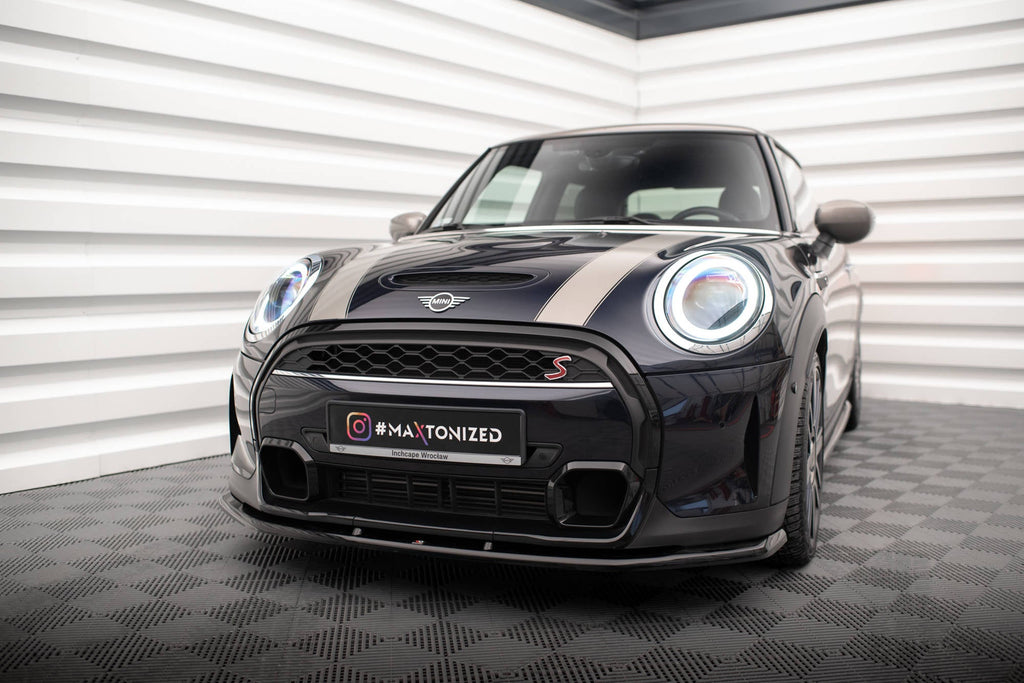 Prelungire splitter bara fata Mini Cooper S F56 Facelift 2022- v3 - Maxton Design