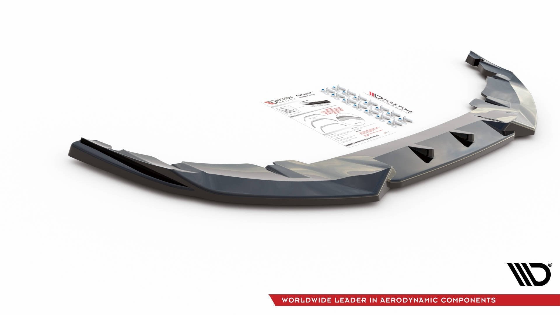 Prelungire splitter bara fata Mini Countryman Mk2 F60 JCW 2020- v1 - Maxton Design
