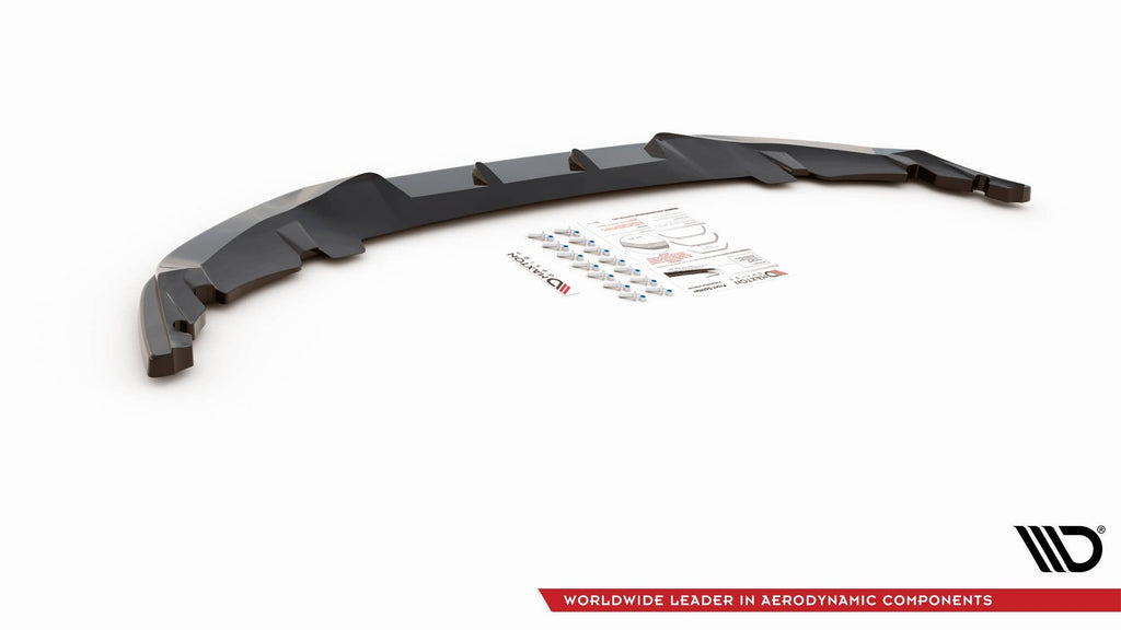Prelungire splitter bara fata Mini Countryman Mk2 F60 JCW 2020- v1 - Maxton Design