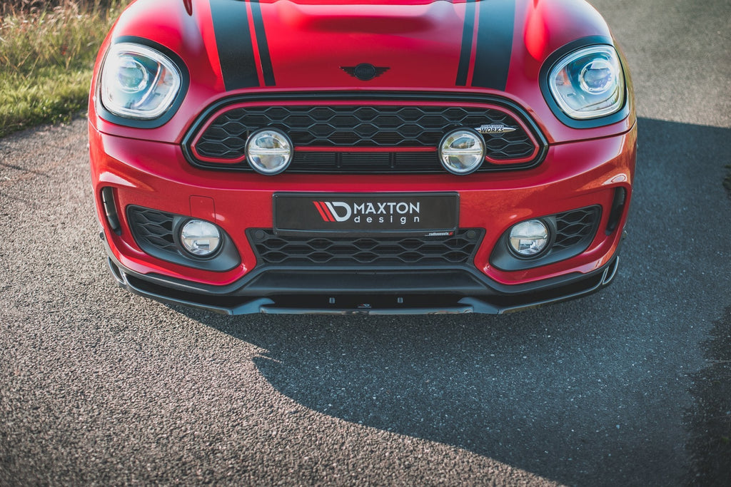 Prelungire splitter bara fata Mini Countryman Mk2 F60 JCW 2020- v1 - Maxton Design